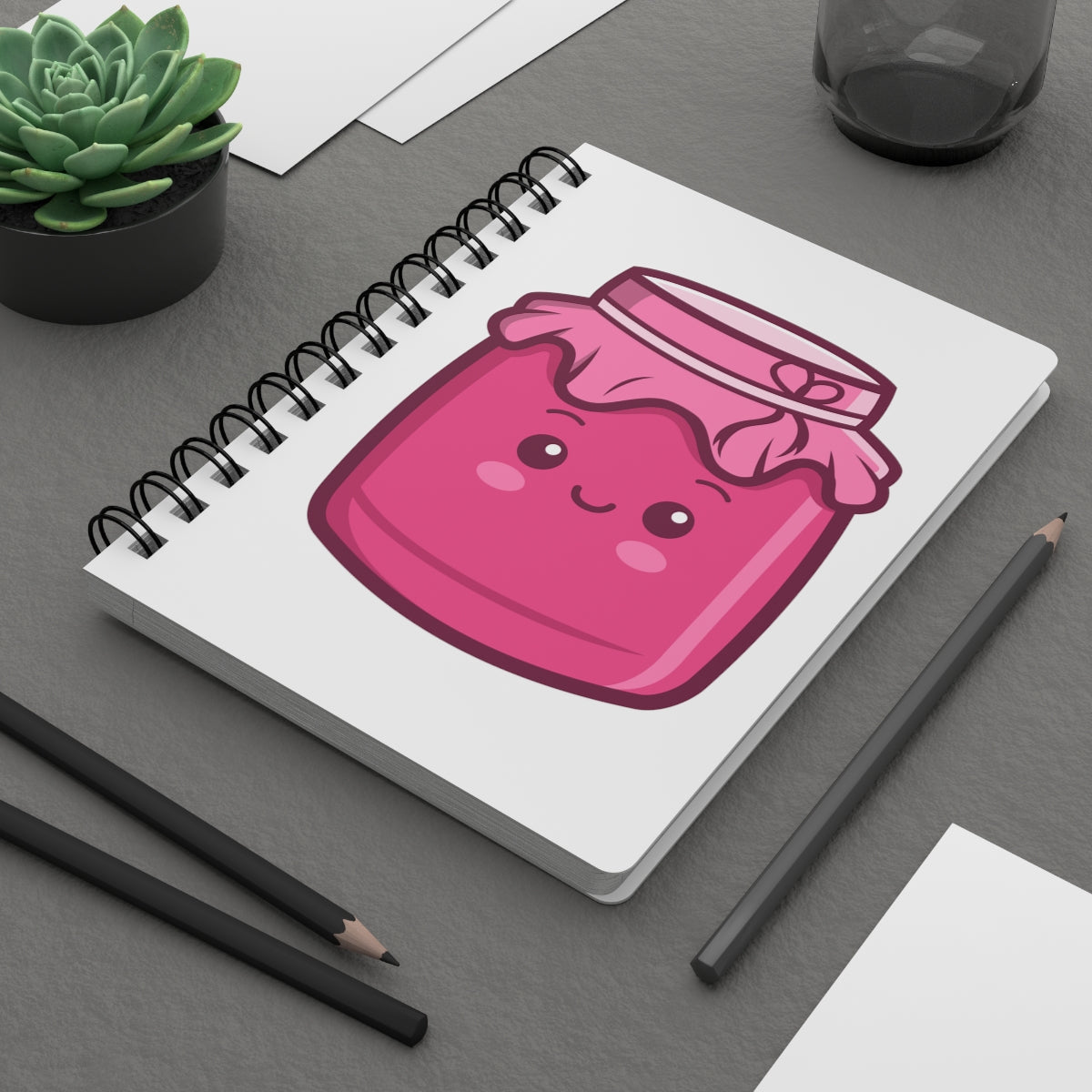 Jam Jar Spiral Bound Journal