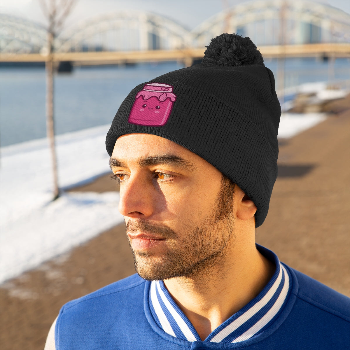 Jam Jar Pom Pom Beanie