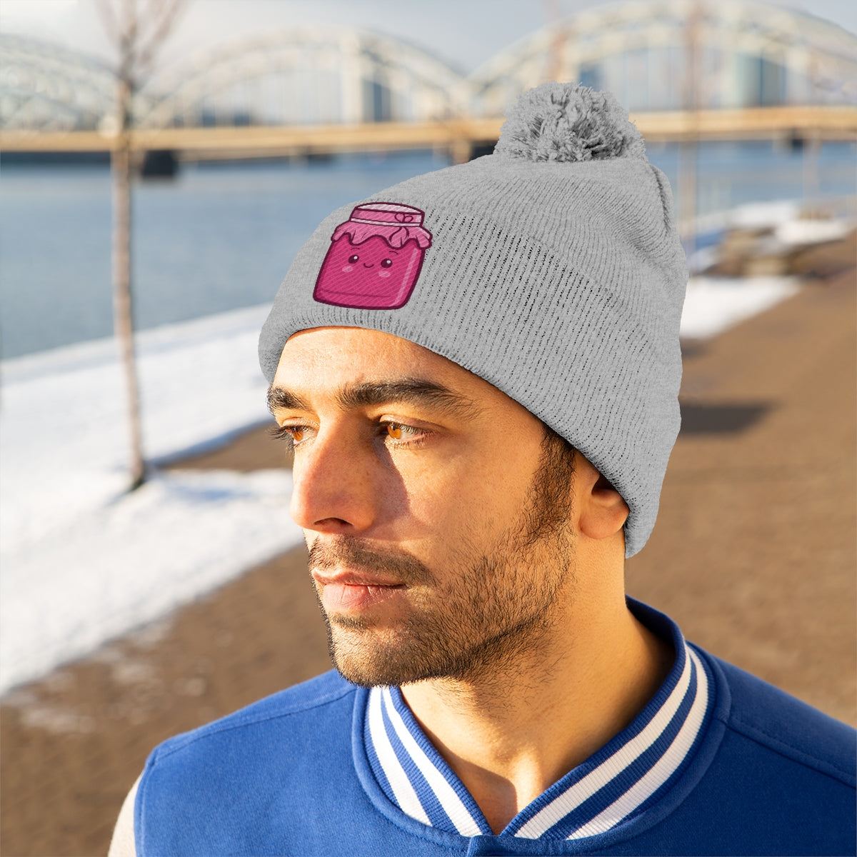 Jam Jar Pom Pom Beanie