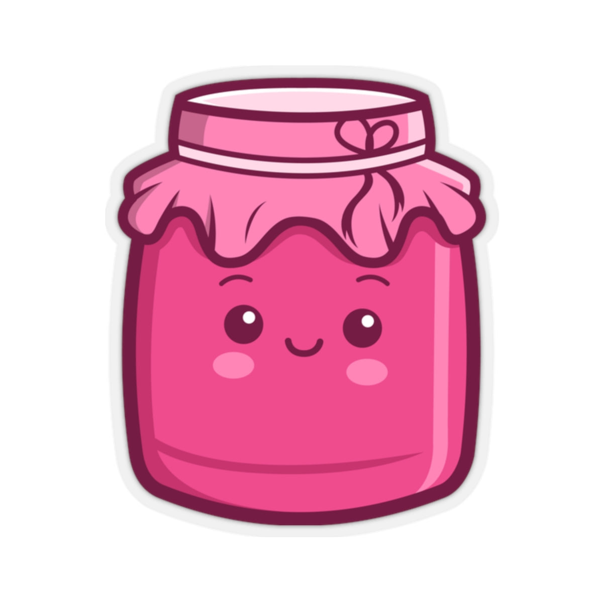 Jam Jar Kiss-Cut Stickers