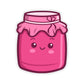 Jam Jar Kiss-Cut Stickers