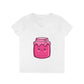 Ladies' Jam Jar V-Neck T-Shirt