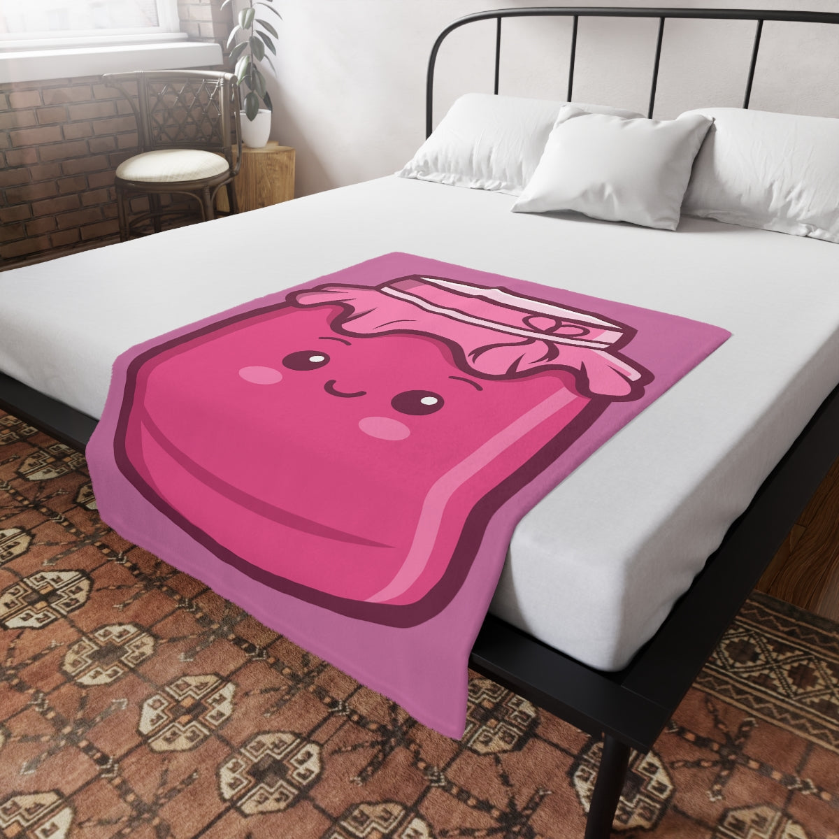 Jam Jar Plush Fleece Blanket